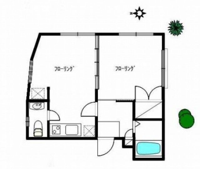 渋谷区富ヶ谷２丁目 【賃貸居住】アパート