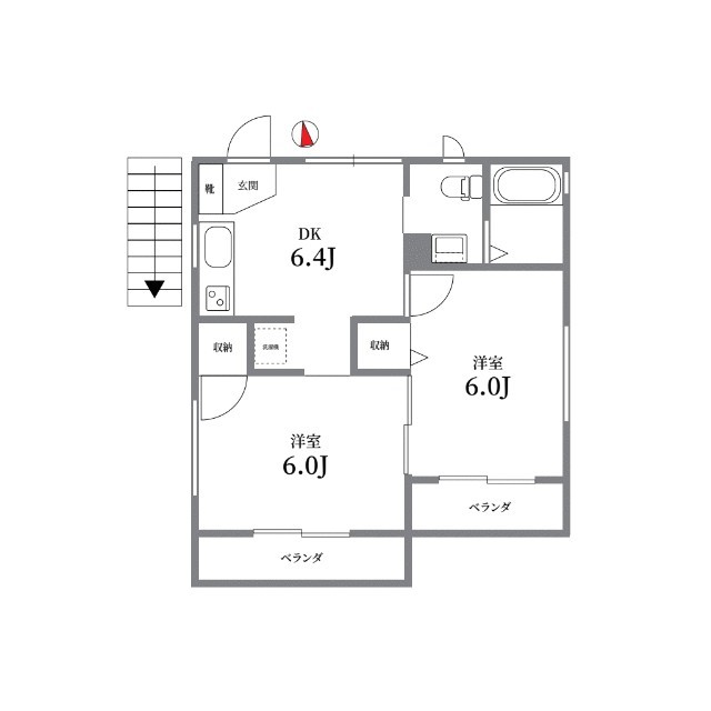 シーマ中馬込(間取)