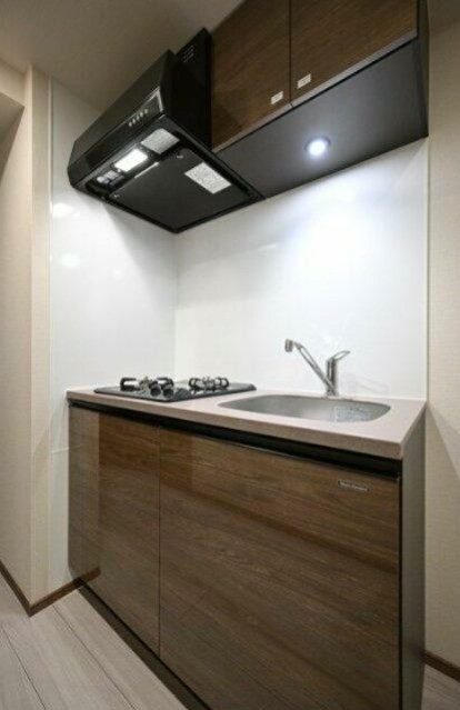 システムキッチン（2口ガスコンロ）(キッチン)