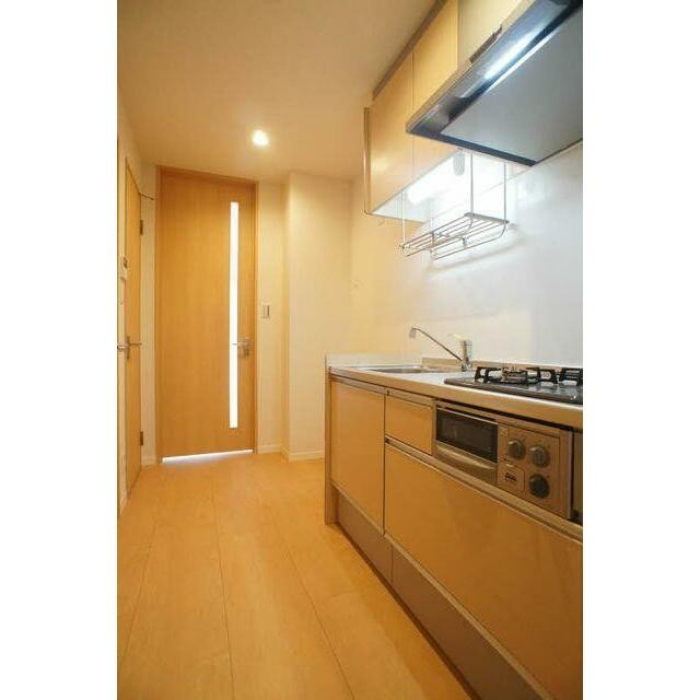 ■2口ガスコンロ【グリル付き】システムキッチン(キッチン)