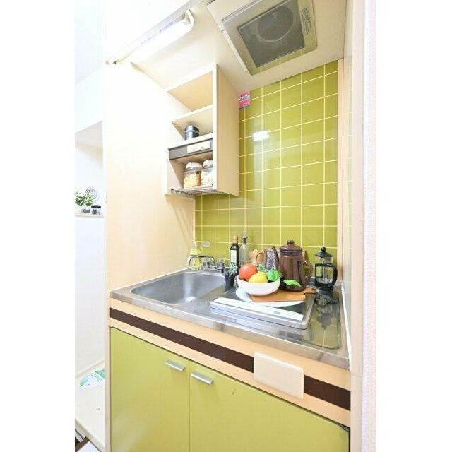 1口IHコンロ※家具小物はイメージです(キッチン)