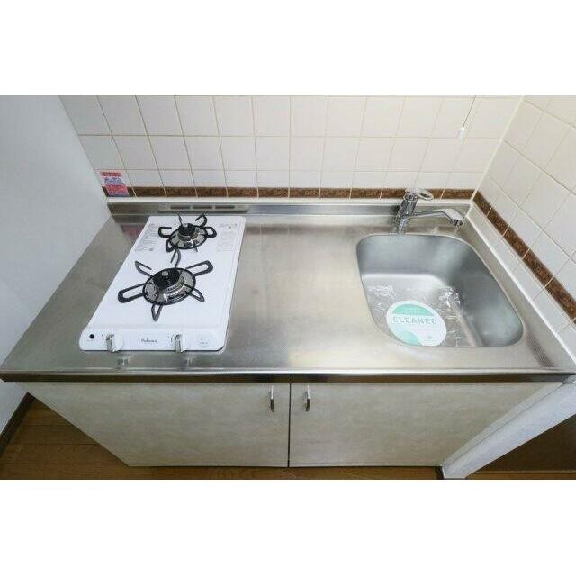 システムキッチン（2口ガスコンロ）(キッチン)