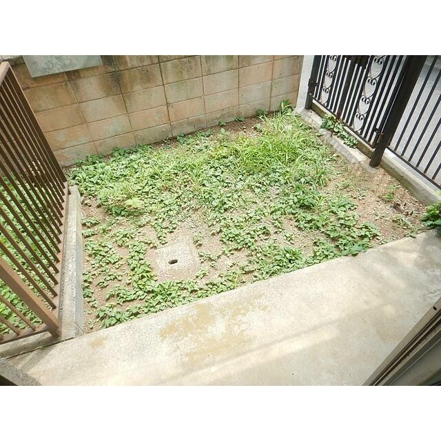 小さな庭もあります！