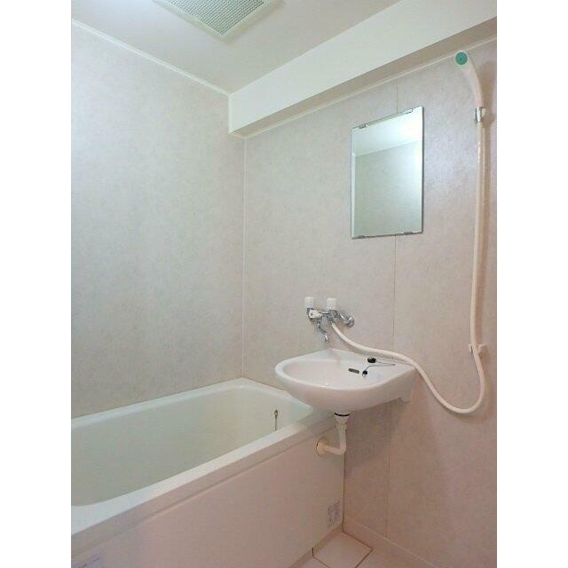 忙しい朝には欠かせない洗面所です(風呂)
