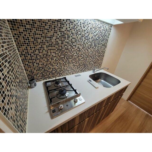 システムキッチン（2口ガスコンロ）(キッチン)