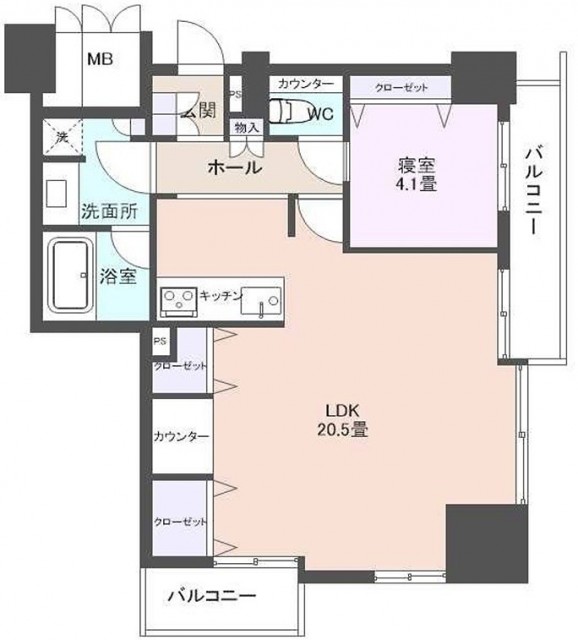 港区港南２丁目 【賃貸居住】マンション