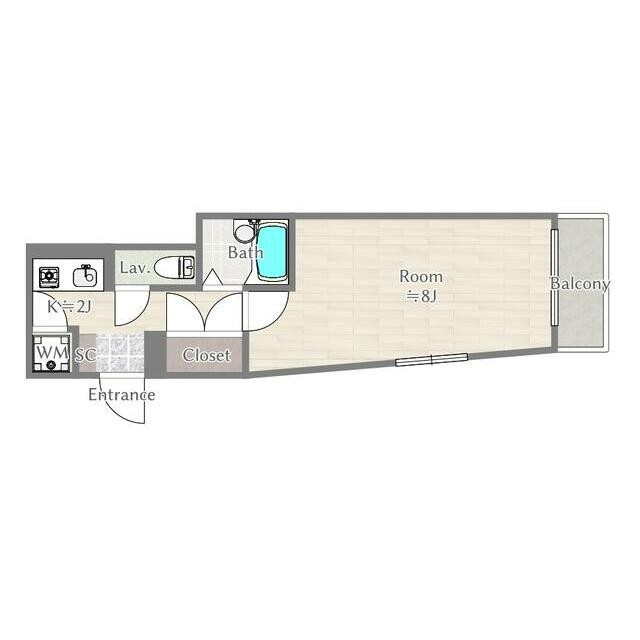 ブルーム学芸大 東急東横線学芸大学駅 東急目黒線武蔵小山駅 目黒区目黒本町 賃貸マンション(間取)