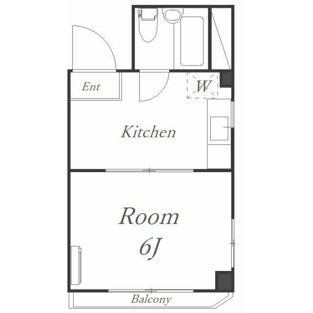 角部屋2面採光(間取)