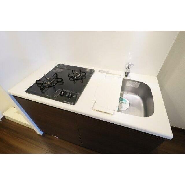 システムキッチン（2口ガスコンロ）(キッチン)