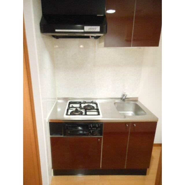 2口ガスコンロ・グリル/システムキッチン！(キッチン)