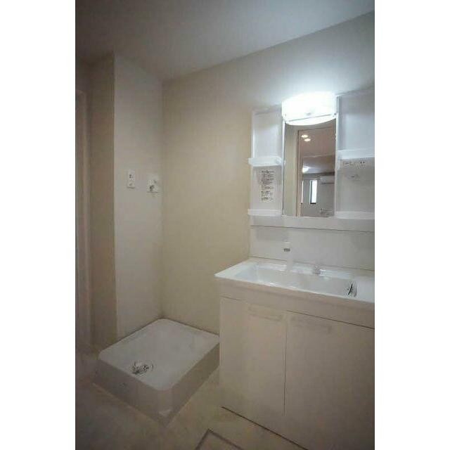 ■洗髪洗面化粧台と洗濯機スペース(内装)