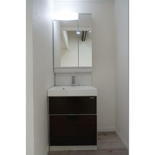 洗面台はシャワーノズルが伸縮！身支度が快適です♪(内装)