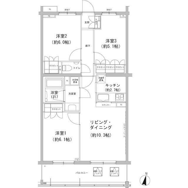 Jタイプ(間取)