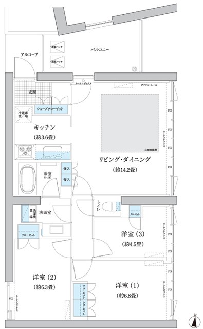 (間取)