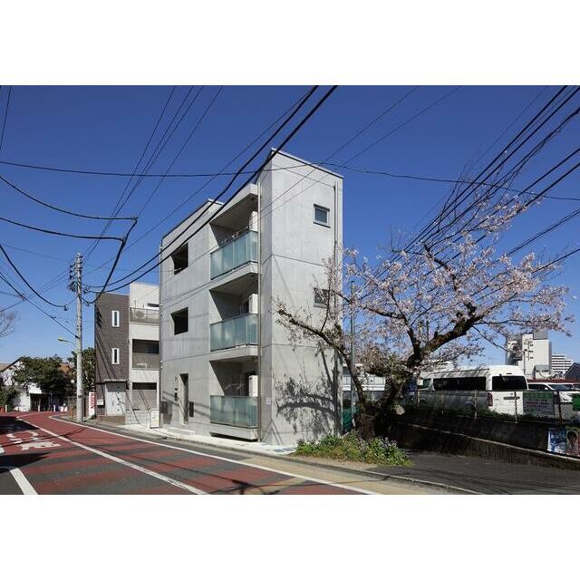 RC構造打ちっ放しによるおしゃれなデザイナーズマンション(外観)