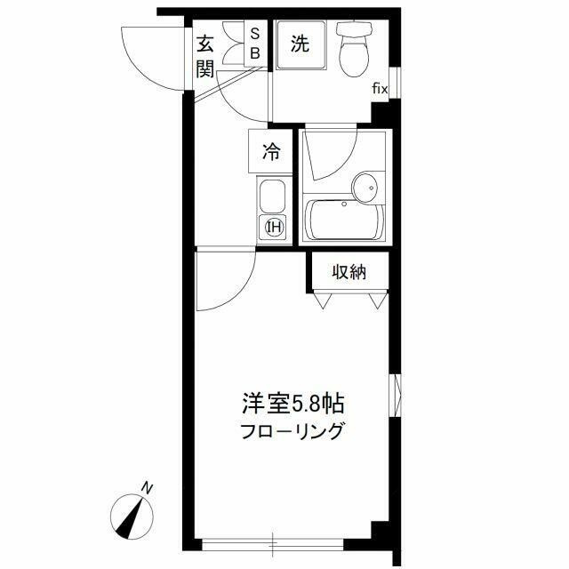 嬉しいバス・トイレ別(間取)