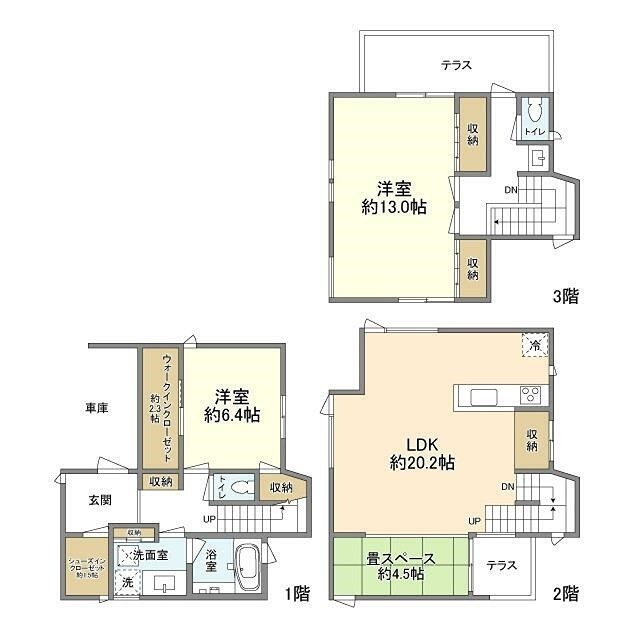 目黒区上目黒４丁目 【賃貸居住】一戸建