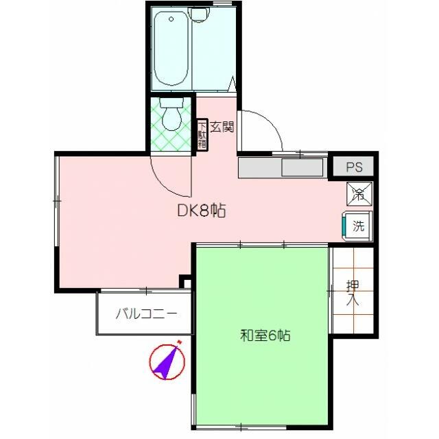 以前大規模にリフォームしたお部屋です(間取)