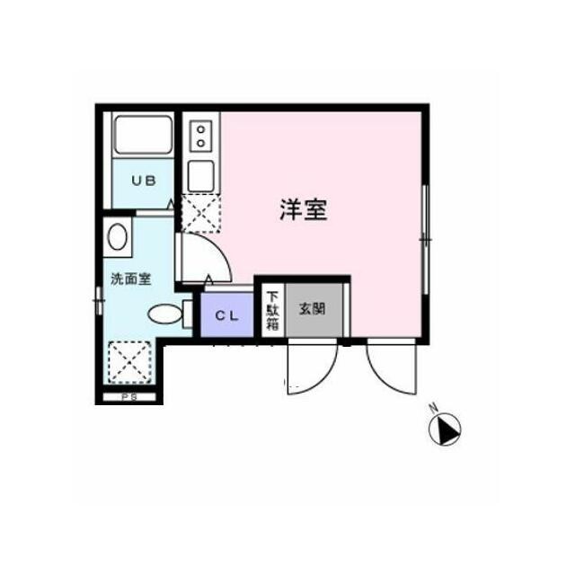 2面採光南東向き角部屋(間取)