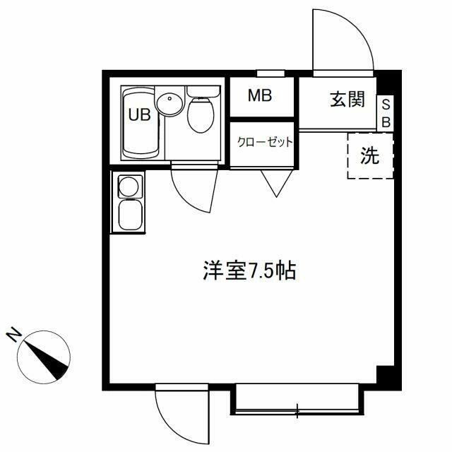 南西向き採光★日当り良好♪(間取)