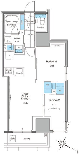 新宿区北新宿１丁目 【賃貸居住】マンション