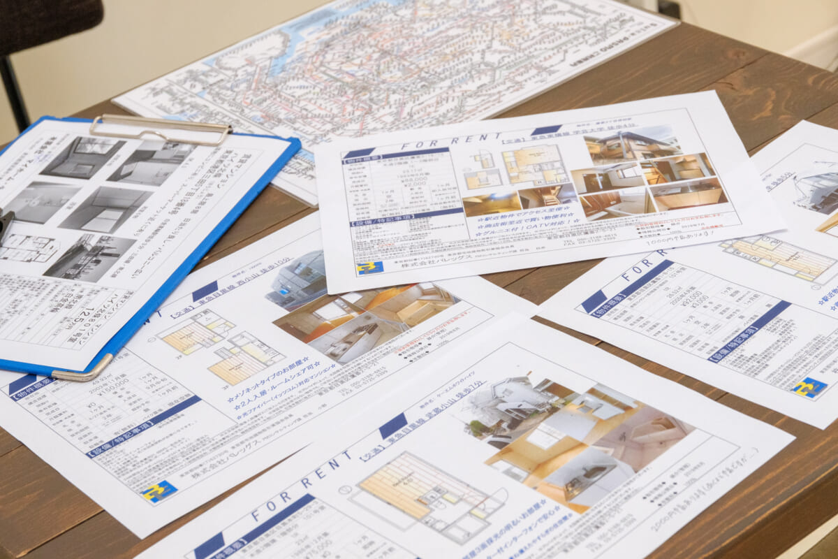 How much is the initial fee when renting an apartment?